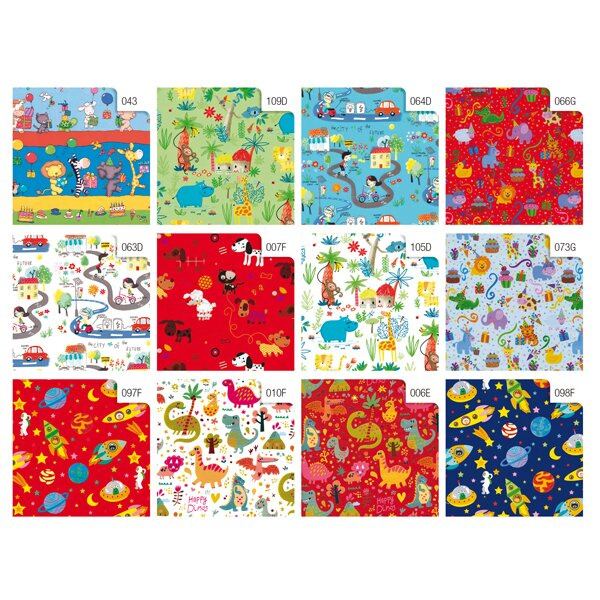 Balicí papír Bimbi 2 x 0,7 m, mix barev