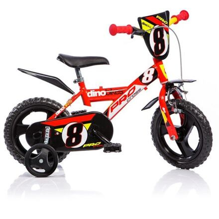DINO Bikes Dětské kolo 12" PRO cross červené 2017
