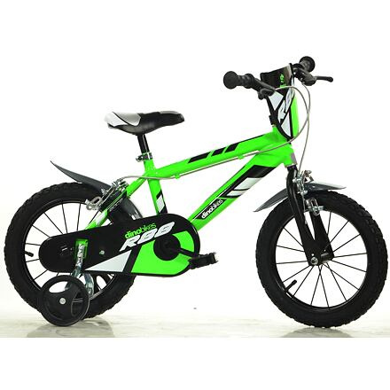 DINO Bikes Dětské kolo 14" zelené 2017