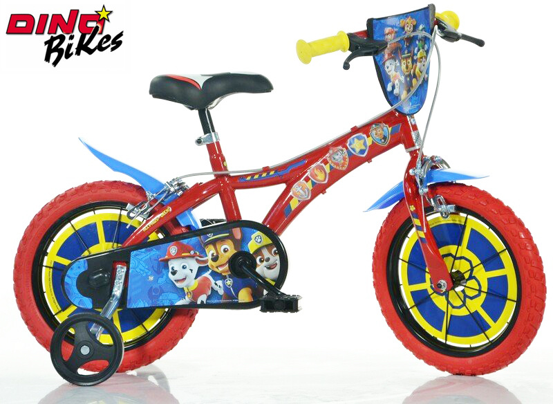 DINO Bikes Dětské kolo 14" Tlapková patrola