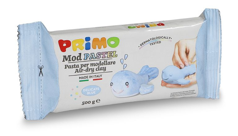 Samotvrdnoucí hmota PRIMO PASTEL, 500g, nebeská modrá