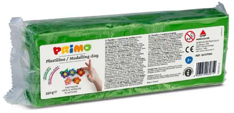 Plastelína PRIMO 550 g - zelená