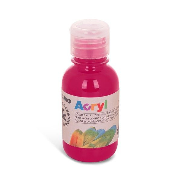 Akrylová barva PRIMO, 125 ml, tm.růžová