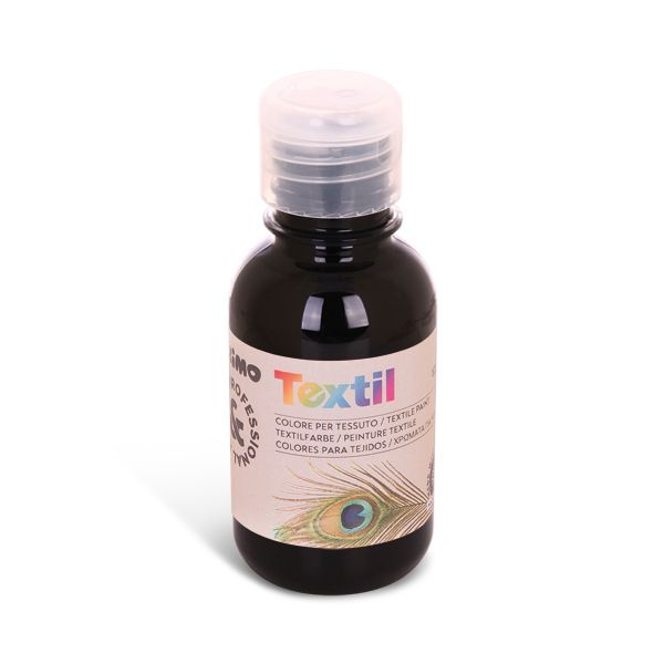 Barva na textil PRIMO, 125 ml - černá