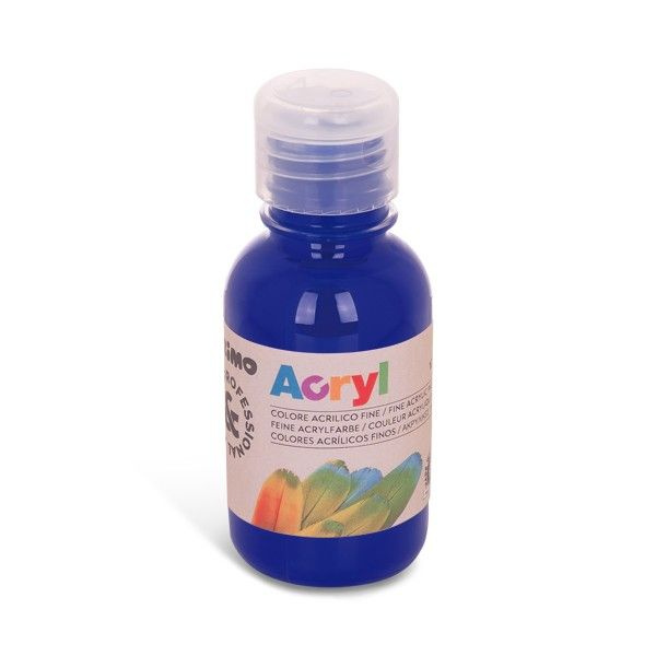 Akrylová barva PRIMO, 125 ml, tm.modrá