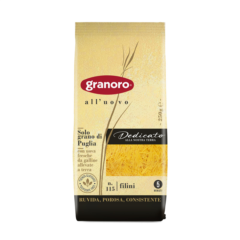 Granoro vlasové nudle vaječné (Filini) 250g