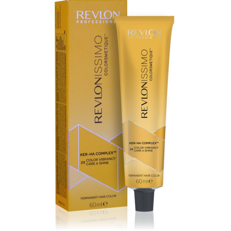 Revlon Professional Revlonissimo Colorsmetique Golden Shades permanentní barva na vlasy pro teplé odstíny blond 7.31 60 ml
