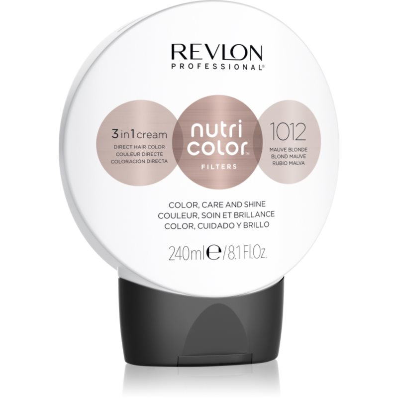Revlon Professional Nutri Color Filters Metal-Ice vyživující tónovací maska pro profesionální použití 240 ml