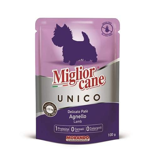 Miglior Cane Unico kapsička pro psy jehněčí  100g