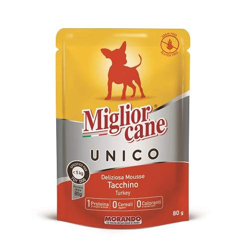 Miglior Cane Unico MINI kapsička pro psy krůtí  80g