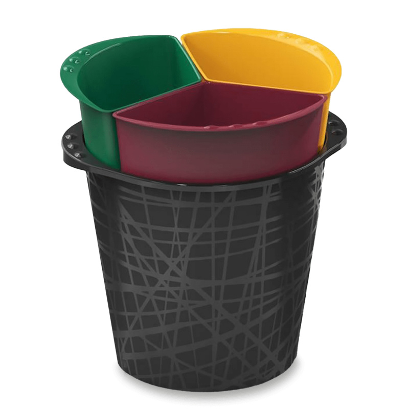 Bama Triciclo - koš na tříděný odpad - 3 x 4,5 l