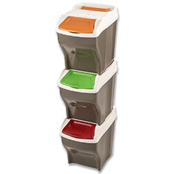Poker Plus - set košů na tříděný odpad - 3 x 27 l
