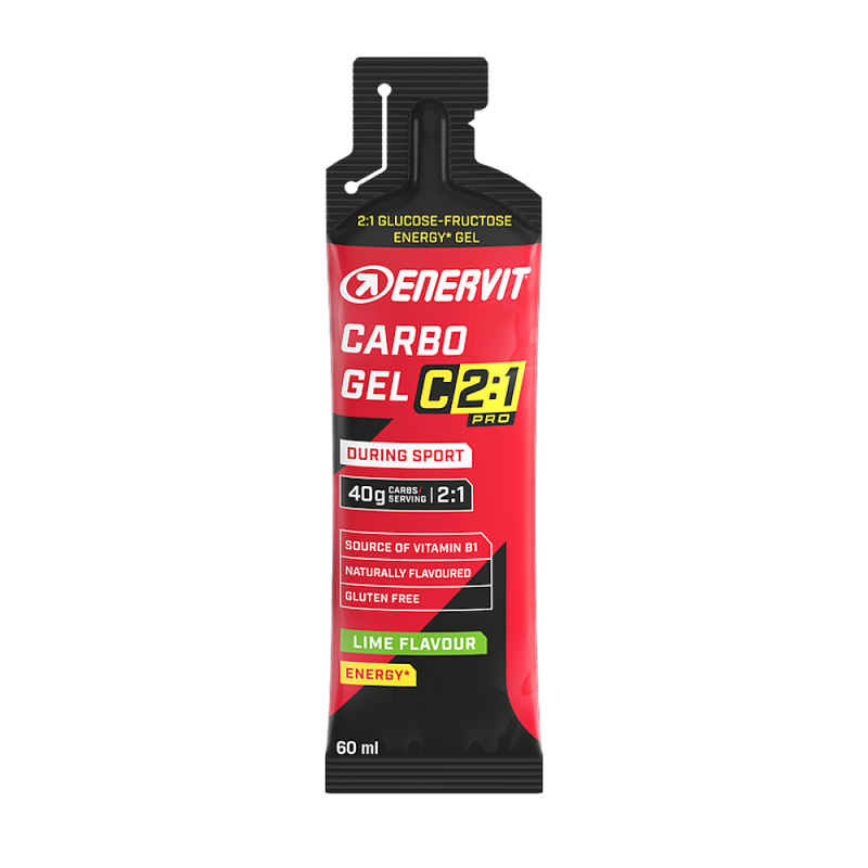 Enervit Carbo gel C2:1 PRO 60 ml - limetka