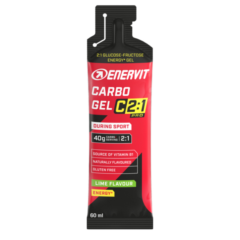 Enervit Carbo gel C2:1 PRO 60 ml - limetka
