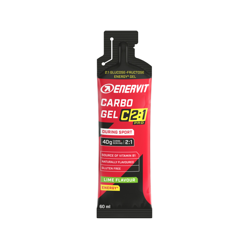 Enervit Carbo gel C2:1 PRO 60 ml - limetka