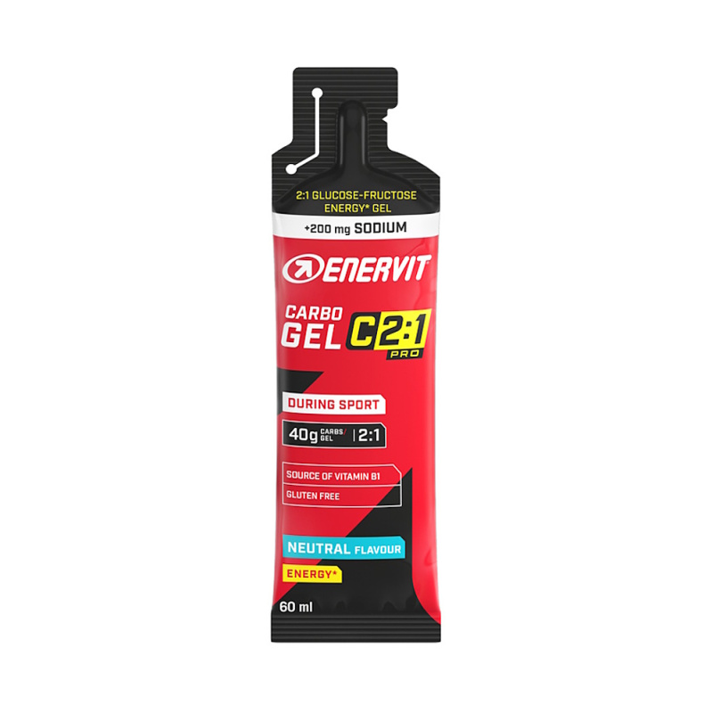 Enervit Carbo gel C2:1 PRO 60 ml - bez příchuti se sodíkem