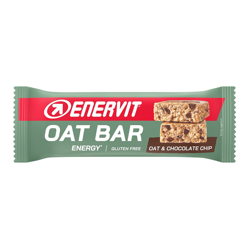 Enervit Oat Bar 50 g - kousky čokolády