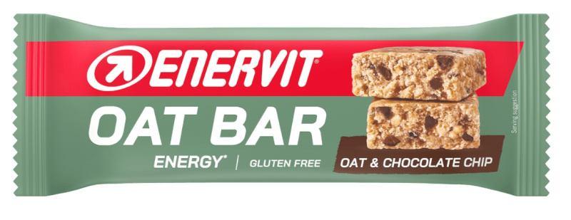 Enervit Oat Bar 50 g - kousky čokolády