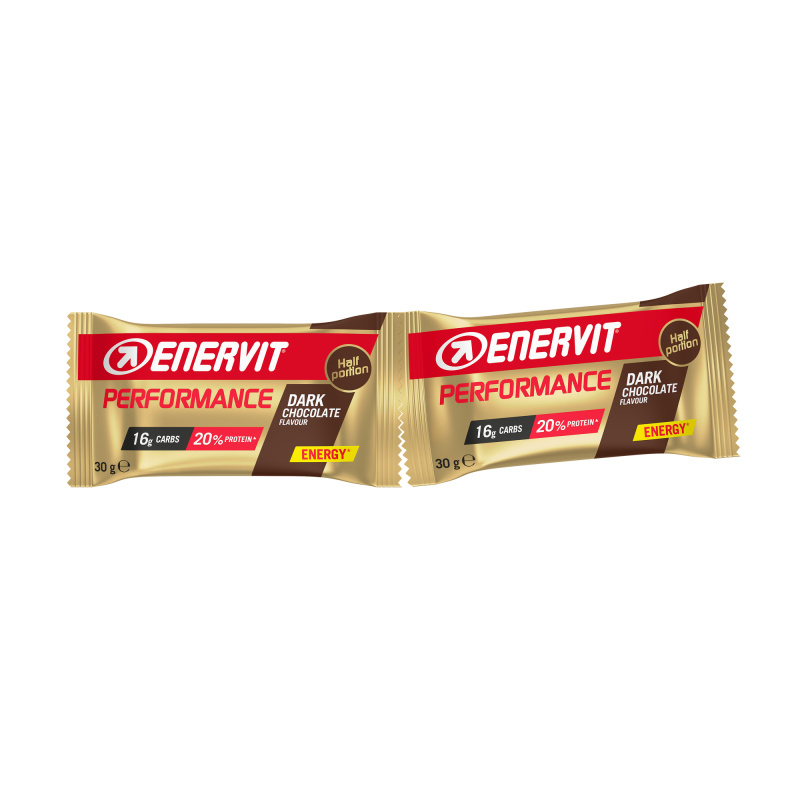 ENERVIT Performance Bar, tyčinka, 2x 30 g tmavá čokoláda