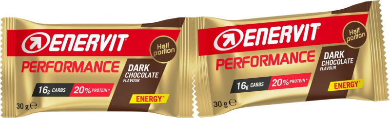 ENERVIT Performance Bar, tyčinka, 2x 30 g tmavá čokoláda
