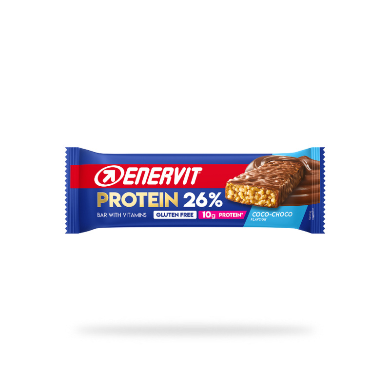 ENERVIT Protein Bar 26%, tyčinka, 40 g čokoláda+kokos