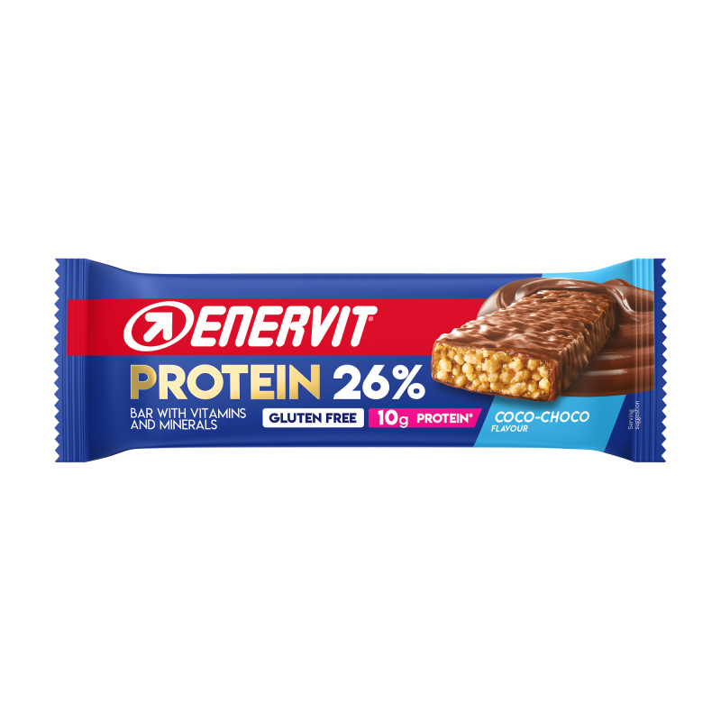 ENERVIT Protein Bar 26%, tyčinka, 40 g čokoláda+kokos