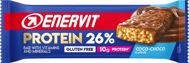 ENERVIT Protein Bar 26%, tyčinka, 40 g čokoláda+kokos