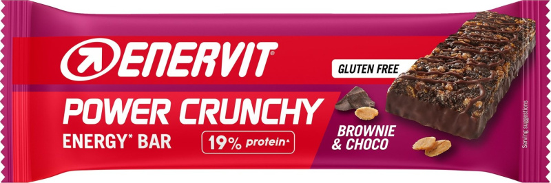 ENERVIT Power Crunchy Bar, tyčinka, 40 g brownie+čokoláda