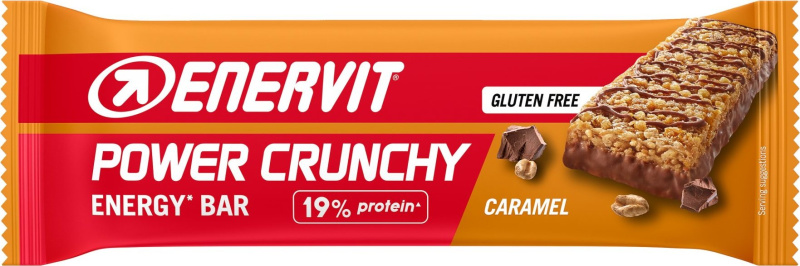 ENERVIT Power Crunchy Bar, tyčinka, 40 g karamel