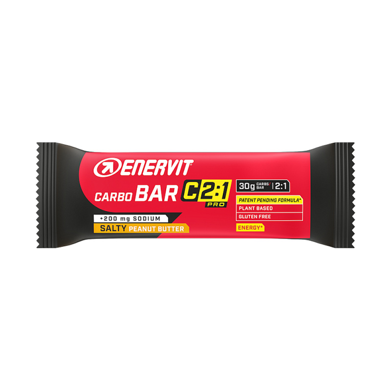 ENERVIT Carbo Bar C2:1 + sodík, tyčinka, sl. arašíd. máslo
