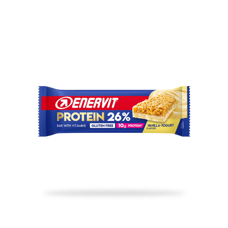 ENERVIT Protein Bar 26%, tyčinka, 40 g vanilka + jogurt