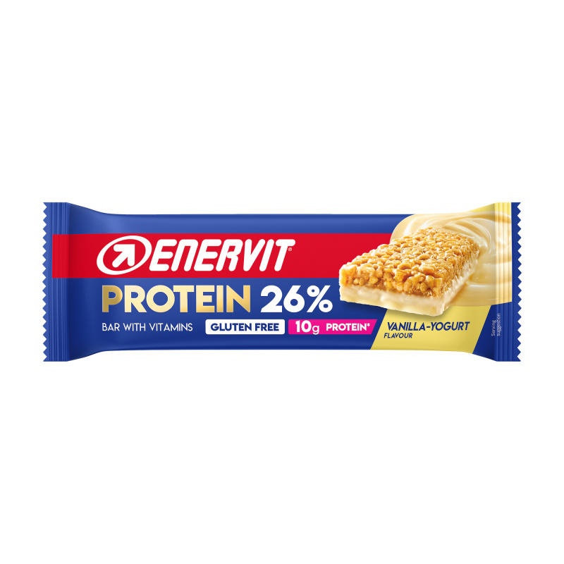 ENERVIT Protein Bar 26%, tyčinka, 40 g vanilka + jogurt