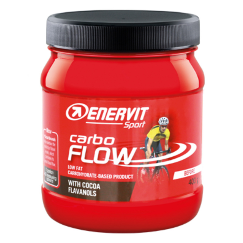 ENERVIT Carbo Flow, dóza, 400 g kakao