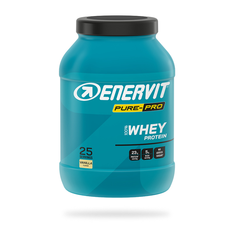 Enervit 100% Whey Protein, dóza, 750 g vanilka