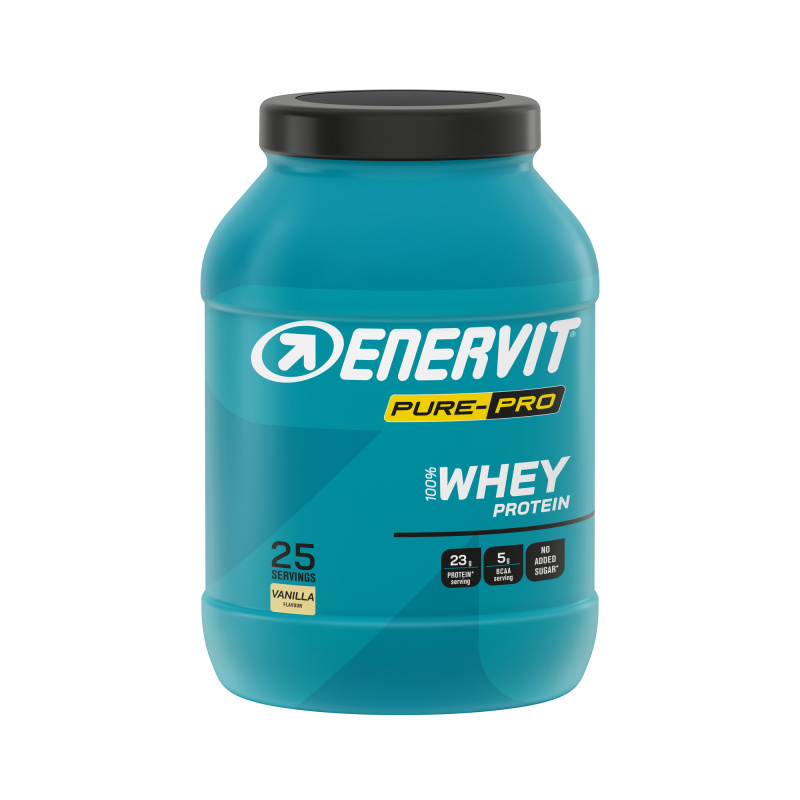 Enervit 100% Whey Protein, dóza, 750 g vanilka