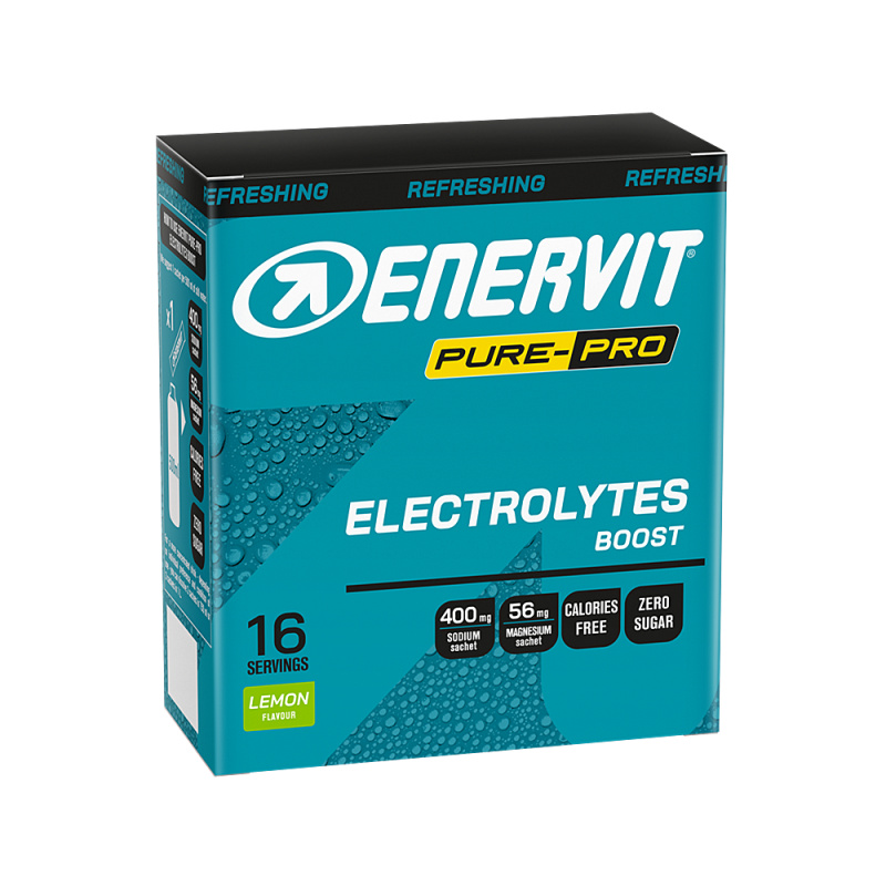 Enervit Electrolytes Boost - krabička 16x 4 g - citron