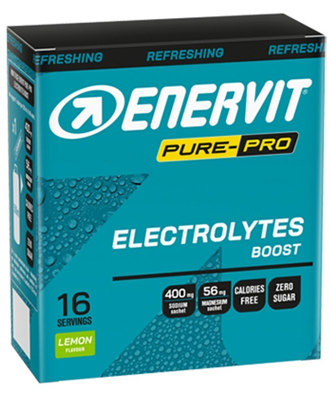 Enervit Electrolytes Boost - krabička 16x 4 g - citron