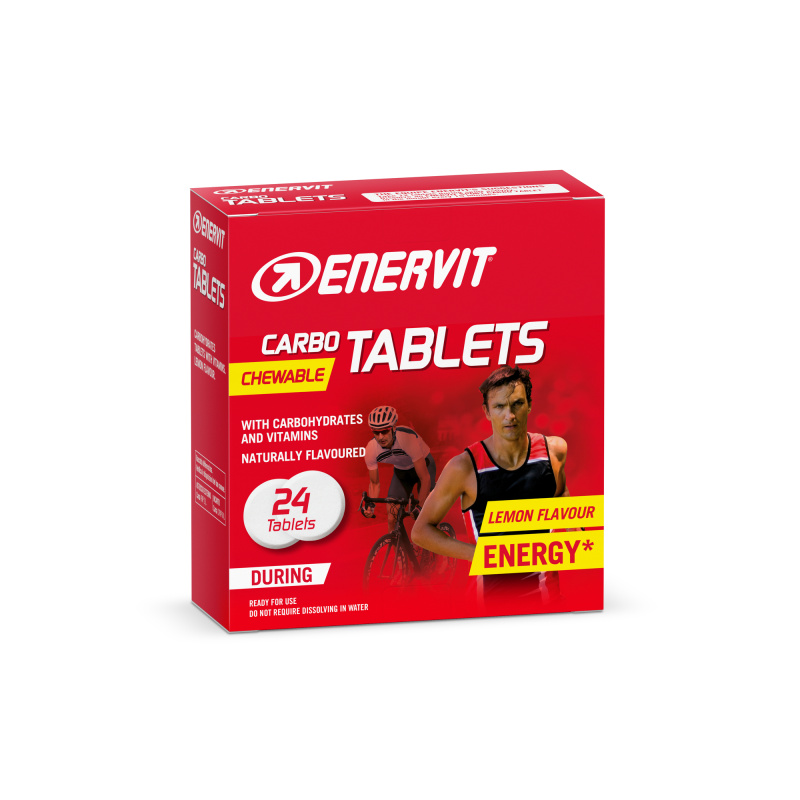 ENERVIT Carbo tablets citron 24 tablet