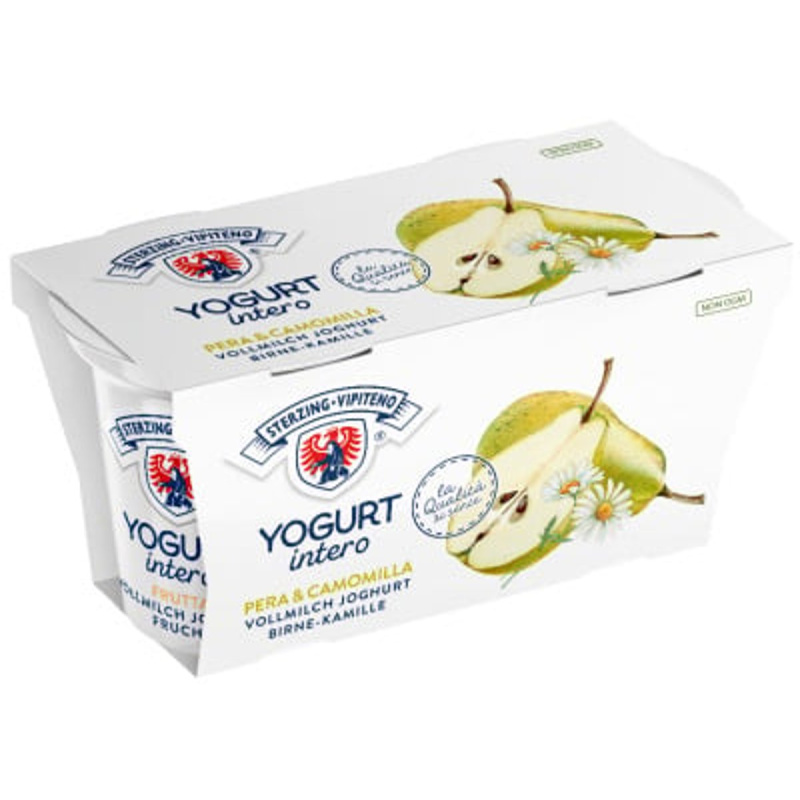 Sterzing-Vipiteno Plnotučný jogurt hruška a heřmánek 2×125 g