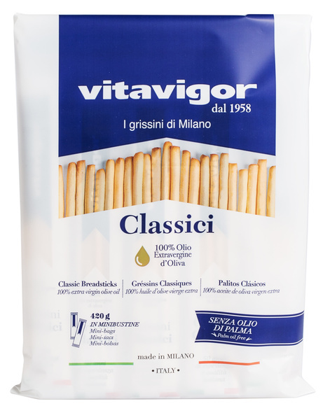 VITAVIGOR Grissini Gastro tyčinky (Grissini Classici 35x12g) 420g
