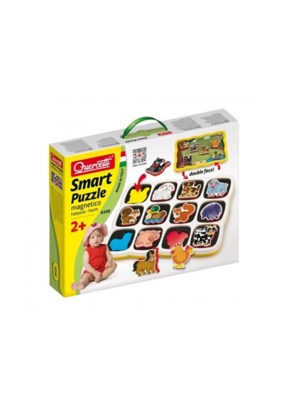 Quercetti Smart Puzzle magnetico Farm 0230