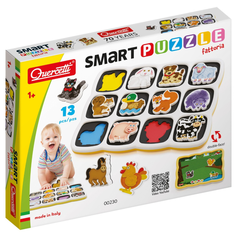 Quercetti Smart Puzzle magnetico Farm 0230