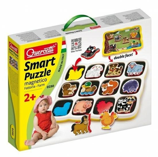 Quercetti Smart Puzzle magnetico Farm 0230