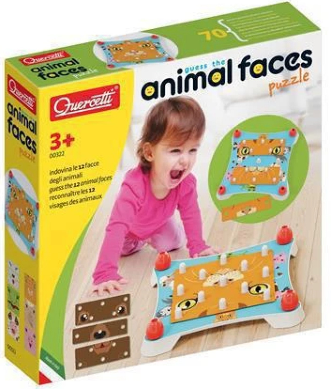 Quercetti Animal Faces Puzzle