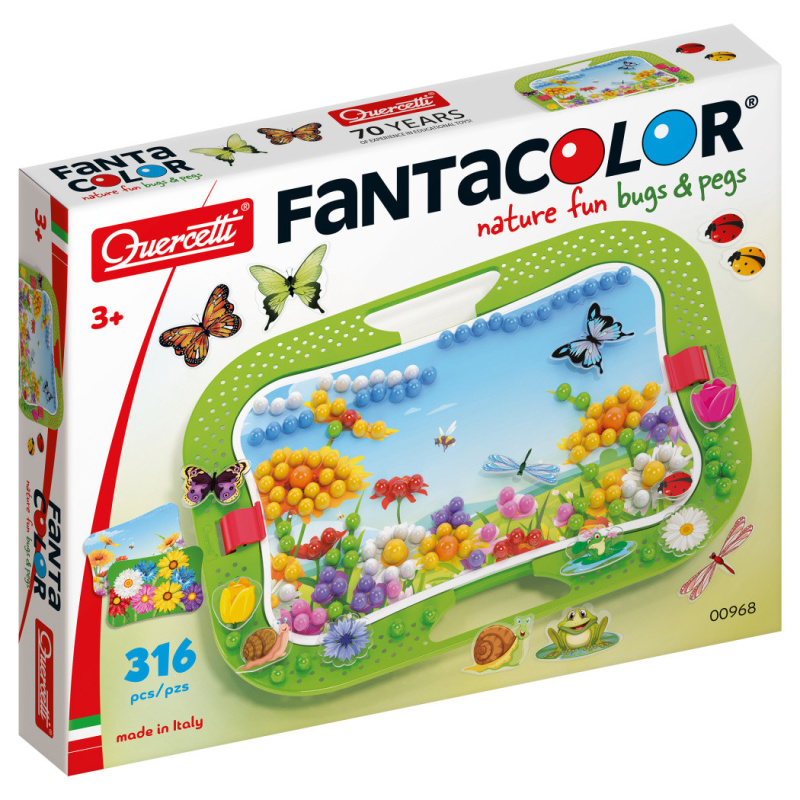 Quercetti Nature Fun Bugs & Pegs 316 ks