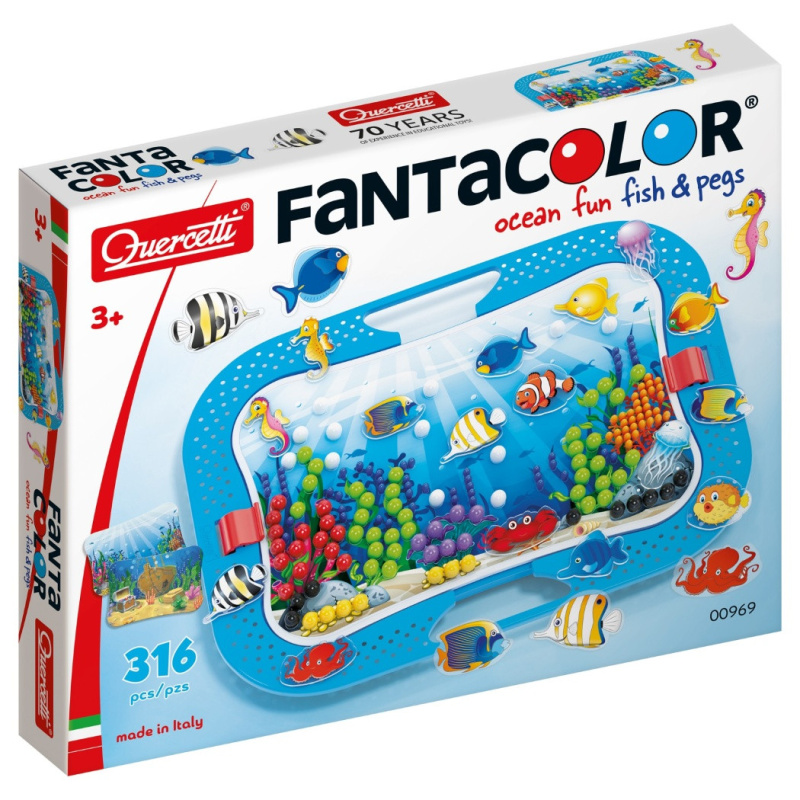 Quercetti Ocean Fun Fish & Pegs 316 ks