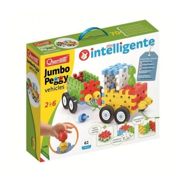 Quercetti Jumbo Peggy Vehicles Stavebnice pro nejmenší