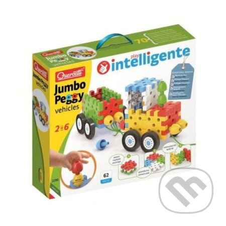 Quercetti Jumbo Peggy Vehicles Stavebnice pro nejmenší