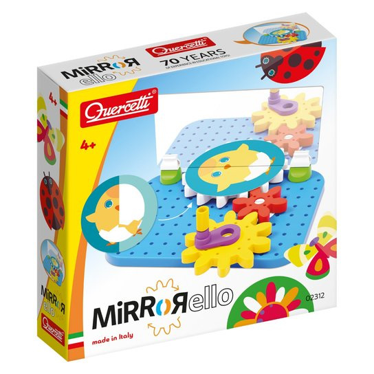 Quercetti Mirrorello - Hravé kouzlo ozubených koleček