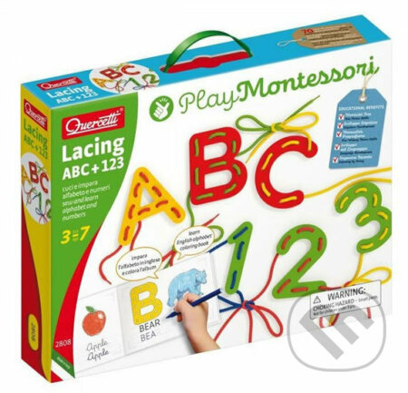 Quercetti Lacing ABC+123